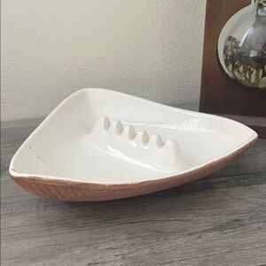 California Pottery Vintage ceramic tiki ashtray